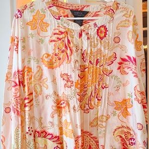 Beautiful Floral Tunic 3X